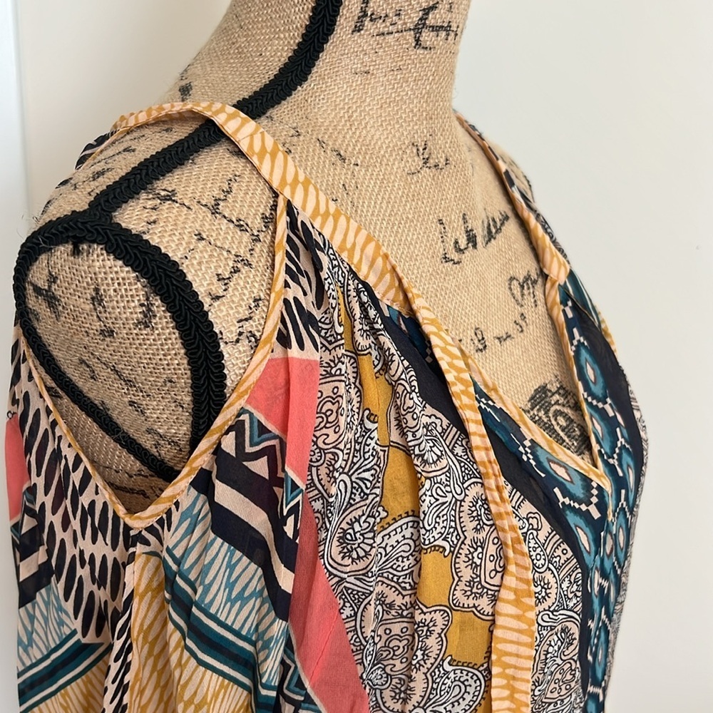 Warehouse Multicolor Patterned Blouse - image 4